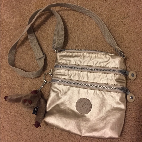 Kipling metallic crossbody bag - Picture 1 of 4