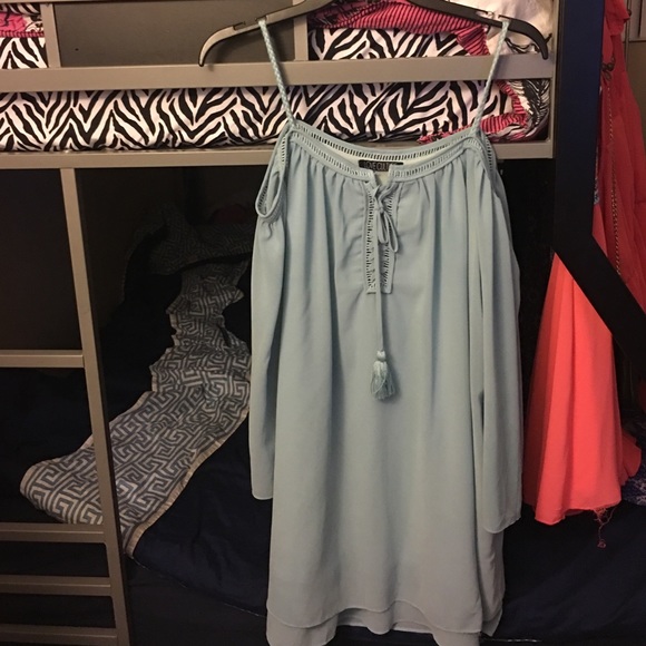 Blue dress