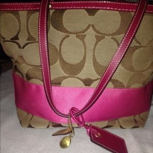 Coach purse. Hardly ever been used.