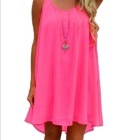 Hot pink Beach dress!