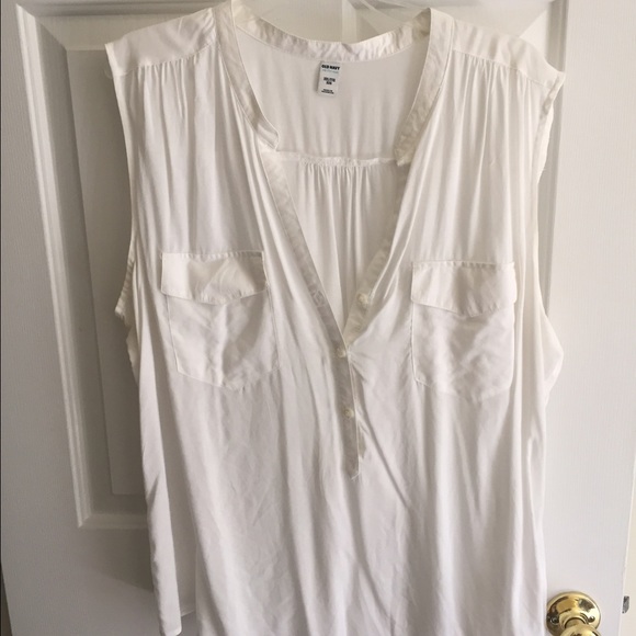 Sleeveless White top