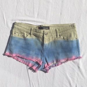BDG Super Shortie Tie Dyed Shorts