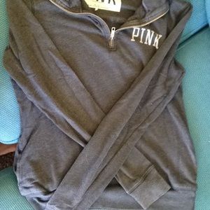 Victoria secret PINK quarter zip barely worn