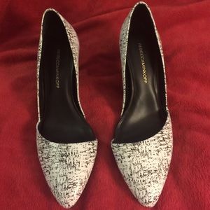 White and Black Rebecca Minikoff Heal Size 9M