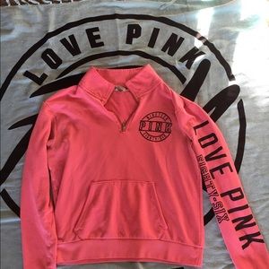 Victoria Secret Pink quarter zip