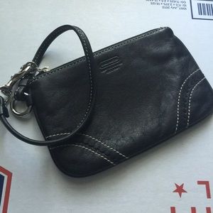 Black Coach Wristlet