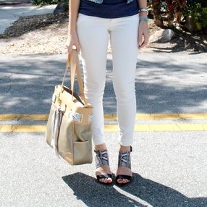 Old Navy White Rockstar Denim