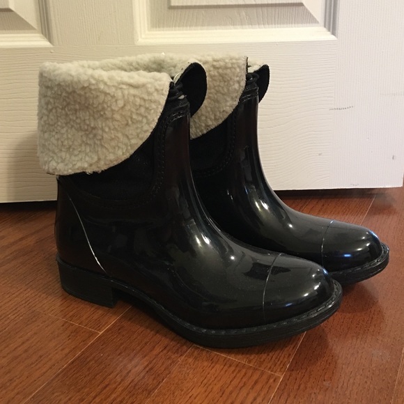 Merona Shoes - Black Rain Boots