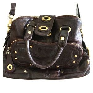 Hype Burgundy hobo purse