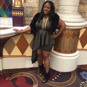 Black Peplum dress *HOST PICK*