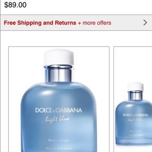 Dolce & Gabbana light blue beauty by Capri