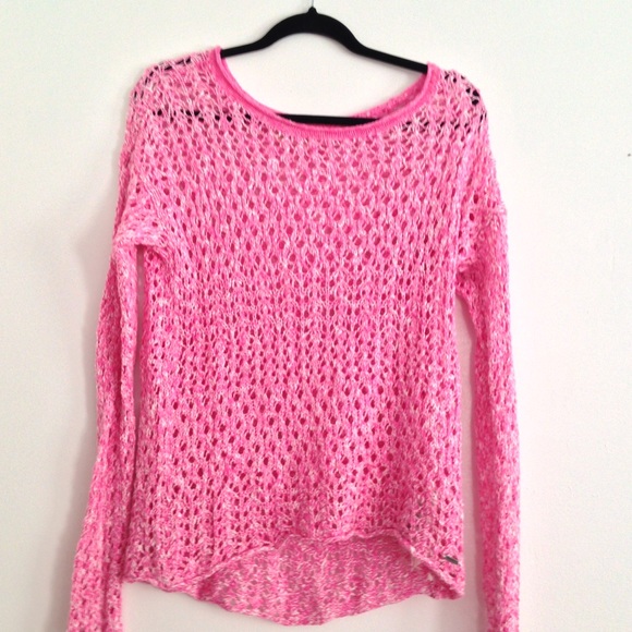 PINK HOLLISTER SWEATER