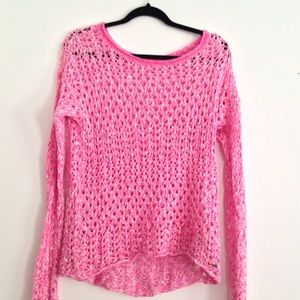 PINK HOLLISTER SWEATER