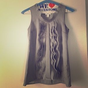 The Loft silver blouse