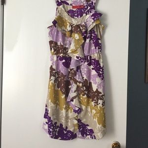 Floral ruffle dress