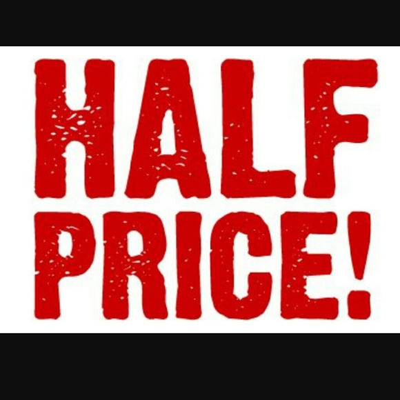 1/2 OFF TODAY ONLY
