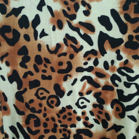 !!Host Pick!!Fit and flare leopard skater dress - Picture 2 of 4