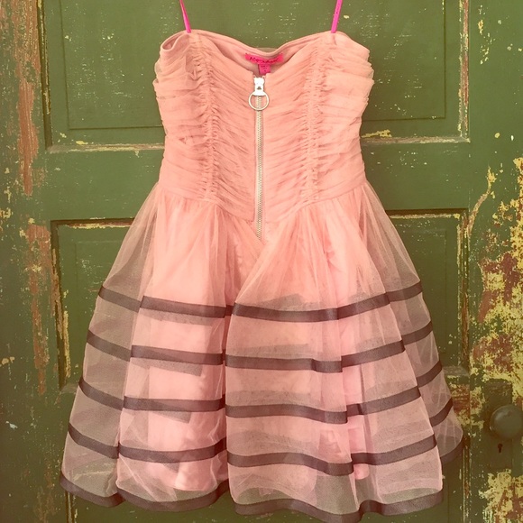 Betsey Johnson Bubblegum Mesh Party Dress