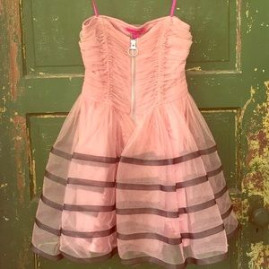 Betsey Johnson Bubblegum Mesh Party Dress