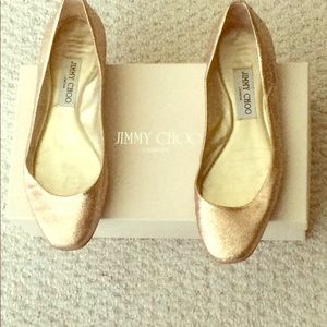 Jimmy Choo Glitter Flat