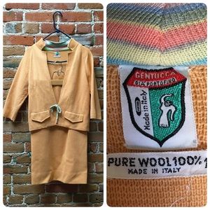 Late 1950's creamsicle 3 piece suit