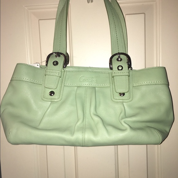 NWT Mint Green Coach shoulder bag
