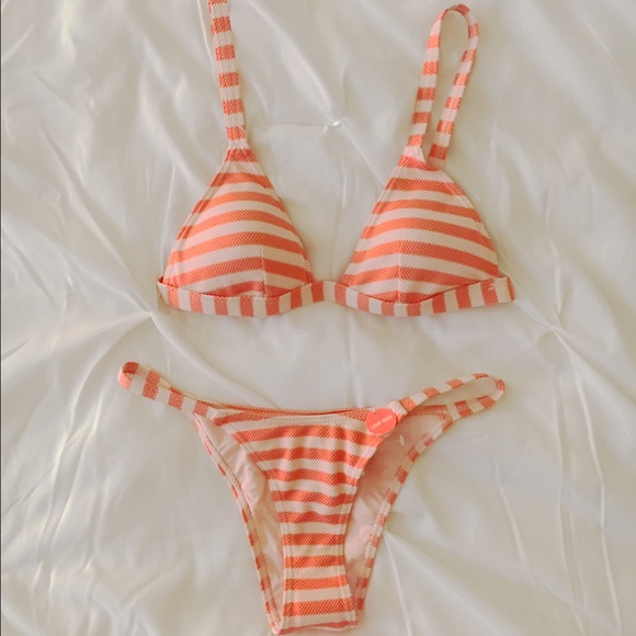 Striped bikini