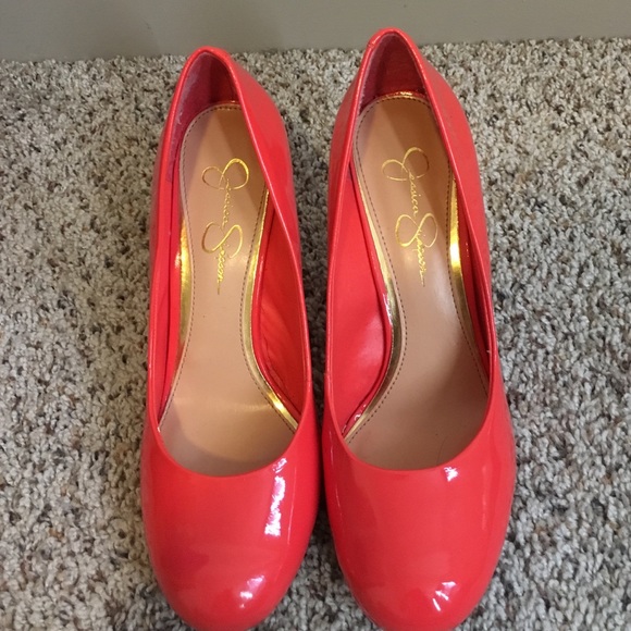 Coral heels