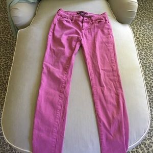 Pink skinny jeans