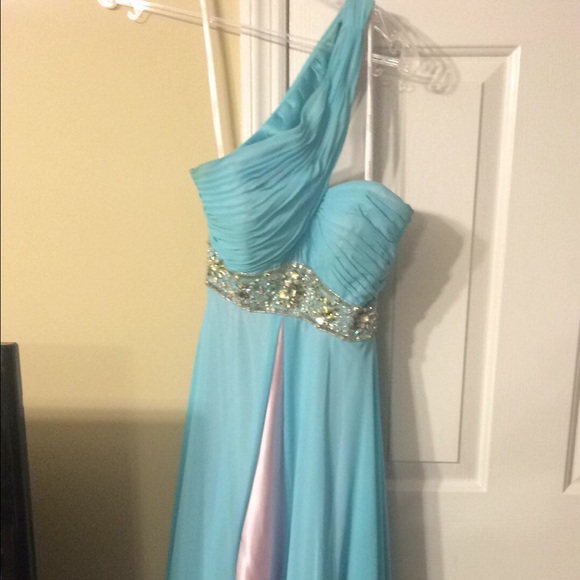 Light blue formal/pageant dress