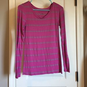 Pink long sleeve t-shirt