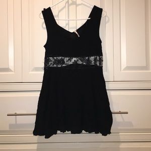 Black cutout free people dress