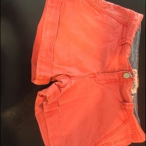 Coral Midi Shorts