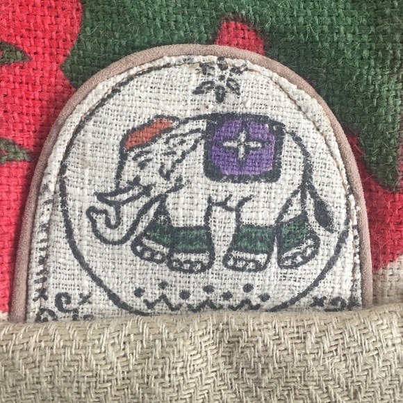NWOT elephant backpack made from hemp in Nepal! - Picture 4 of 4