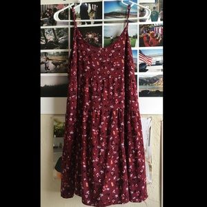 Flower print dress