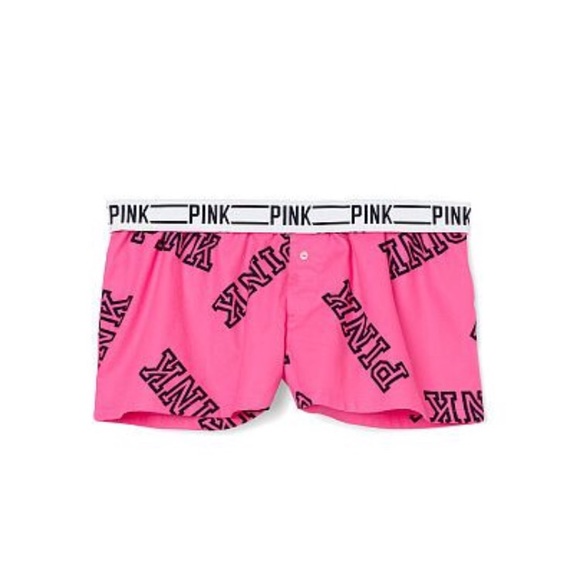 PINK Logo Sleep Shorts