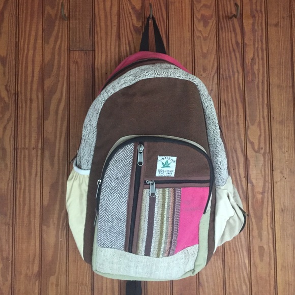 NWOT backpack made from hemp in Nepal!