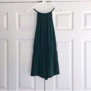 Forrest Green Romper