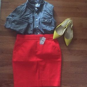 NWT J. Crew Pencil Skirt