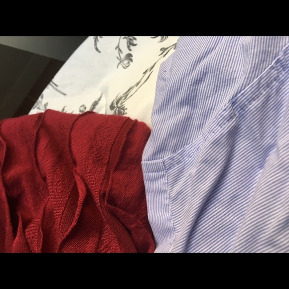 Banana Republic Blue Striped Button Down Shirt - Picture 4 of 4