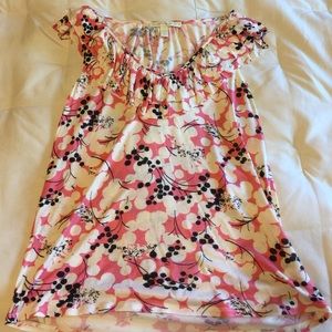 Weston Wear Ruffled neckline  shirt