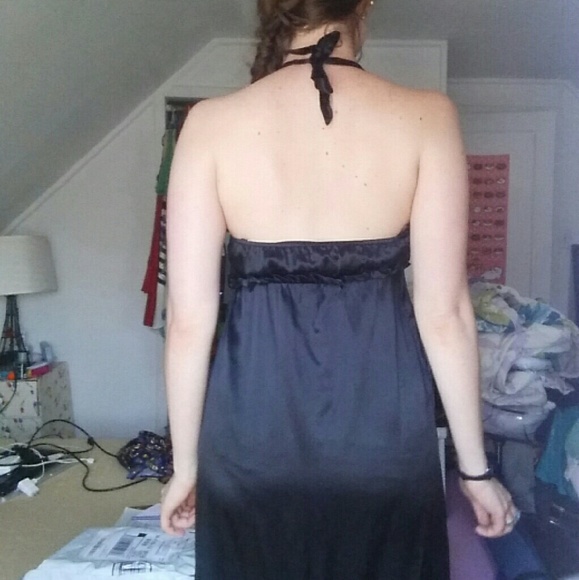 ‼️sold‼️ Betsey Johnson Black Halter Dress - Picture 2 of 4