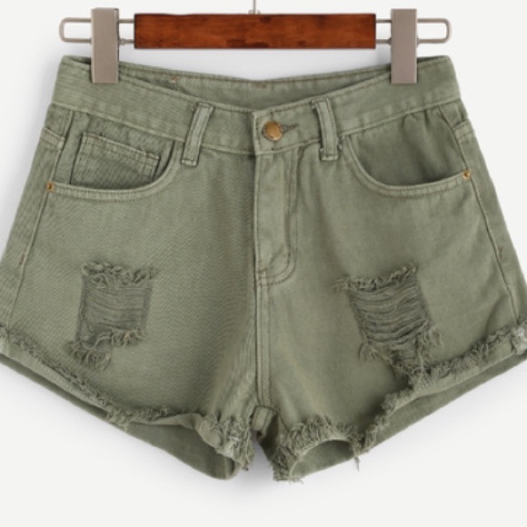 Olive Green Shorts