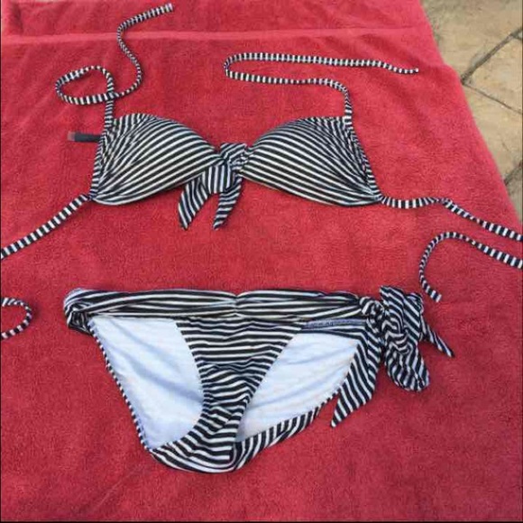 Victoria's Secret Striped Two Piece