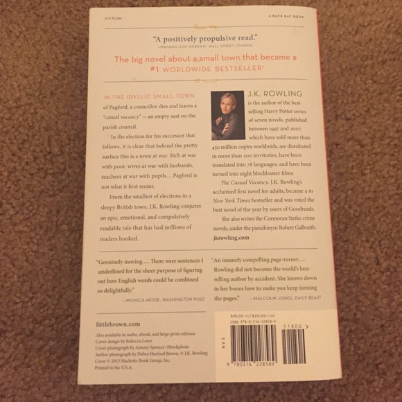 The Casual Vacancy by JK Rowling - Picture 2 of 3