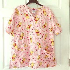 The Wonderful World of Disney Scrub Top