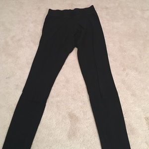 Black cotton leggings