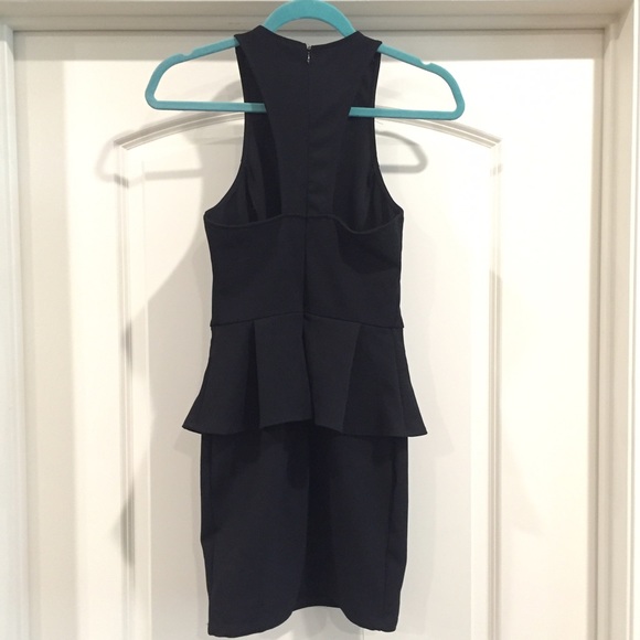 Peplum Black Dress - Picture 2 of 2