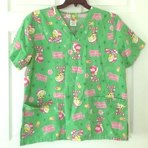 Tweety Bird Scrub Top