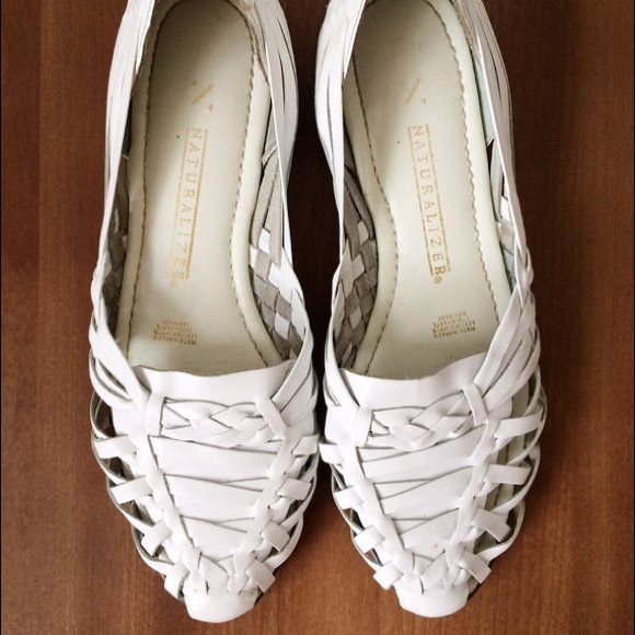 Vintage White Huarache Sandals